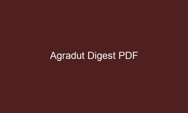 agradut digest pdf 4647