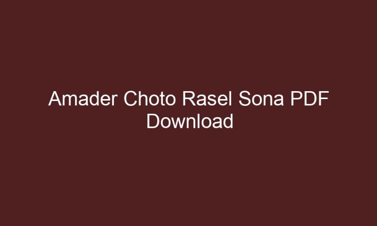 amader choto rasel sona pdf download 4430 1