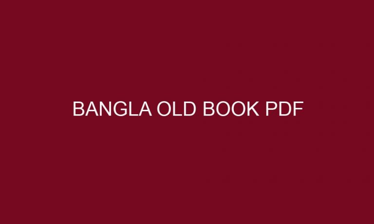 bangla old book pdf 4976 1