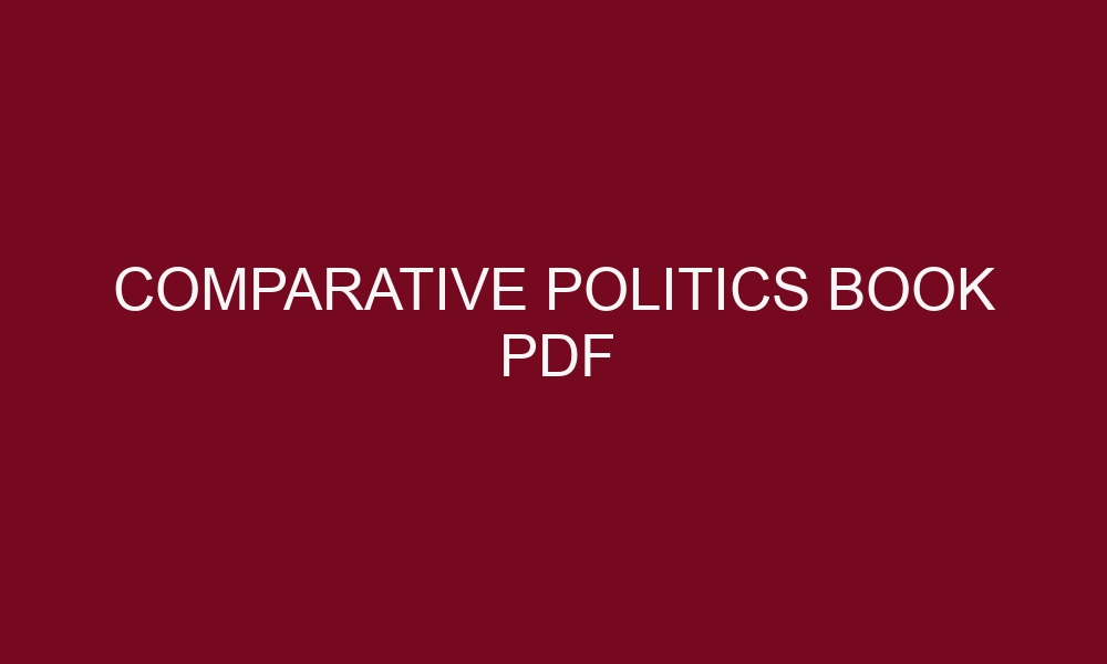 comparative politics book pdf 5006 1