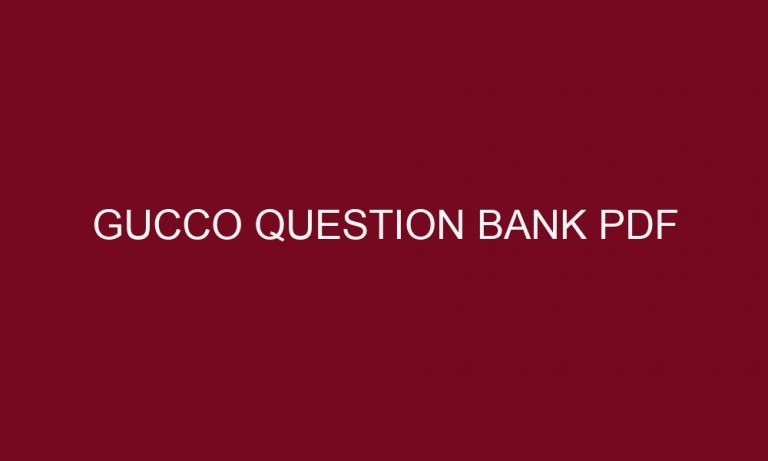 gucco question bank pdf 5313