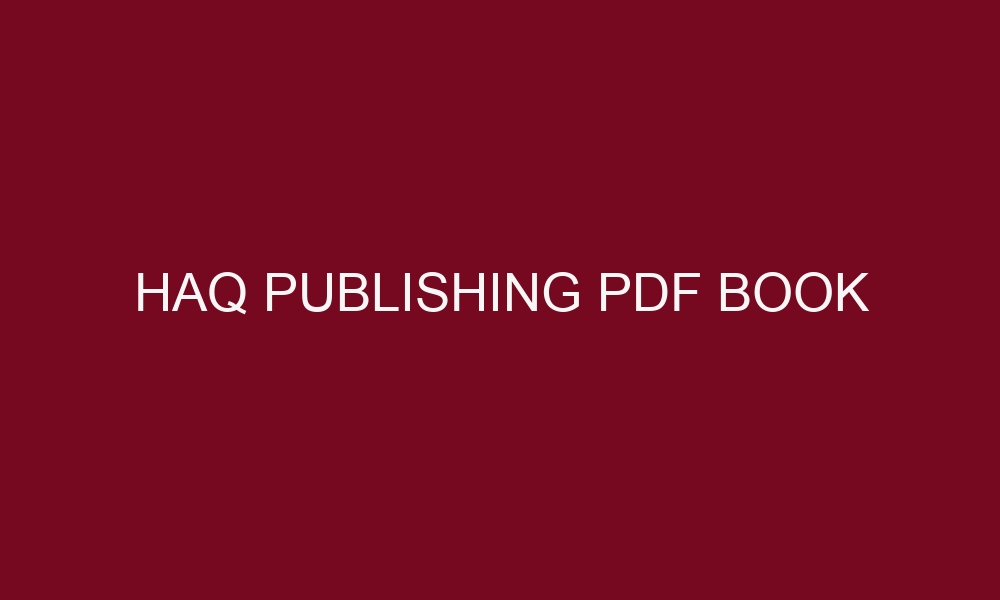 haq publishing pdf book 5166 1