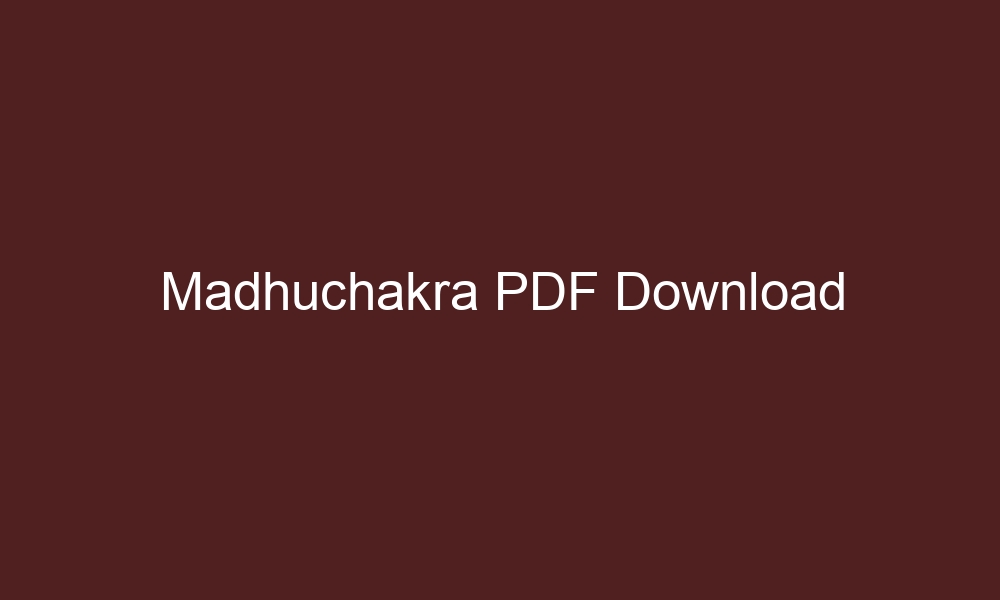 madhuchakra pdf download 4324