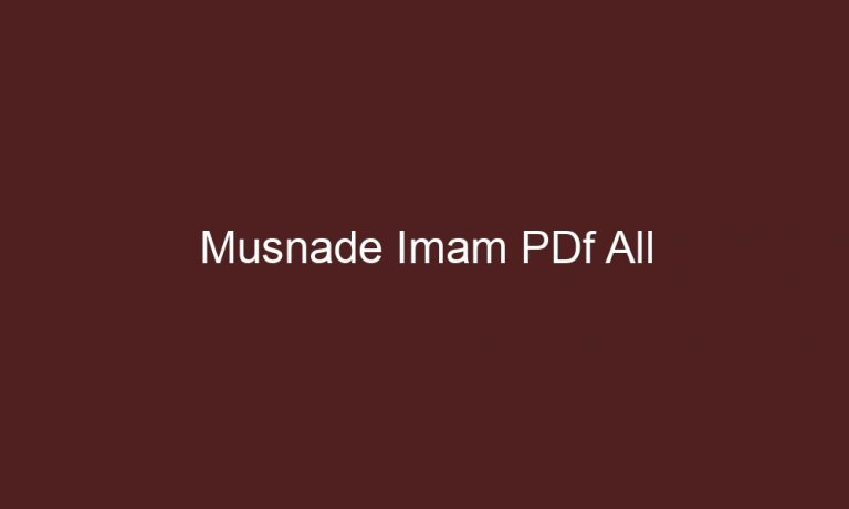 musnade imam pdf all 4402