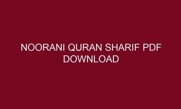 noorani quran sharif pdf download 5325 1