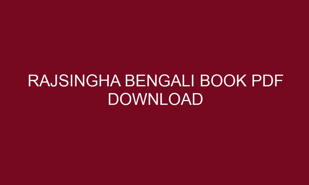 rajsingha bengali book pdf download 4866 1
