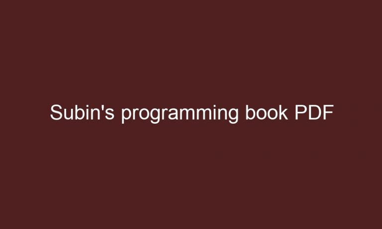 subins programming book pdf 4602