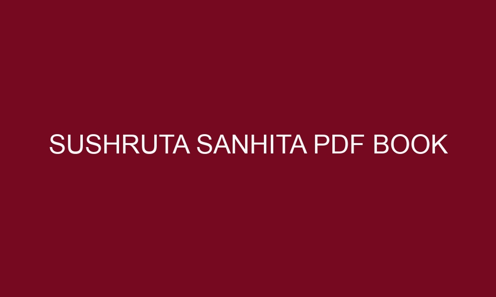 sushruta sanhita pdf book 4795