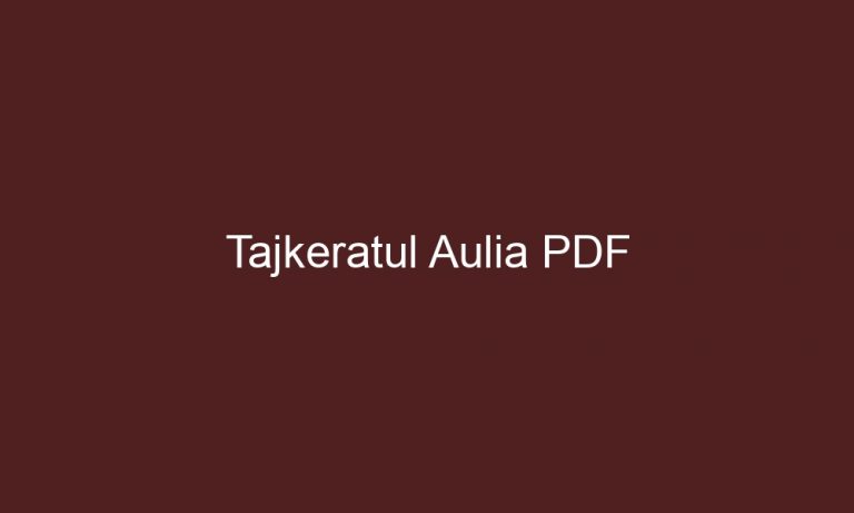 tajkeratul aulia pdf 4368 1