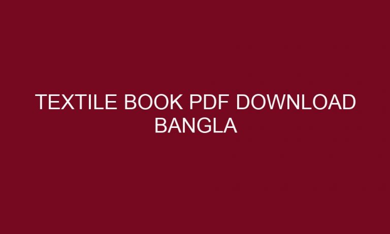 textile book pdf download bangla 5129 1