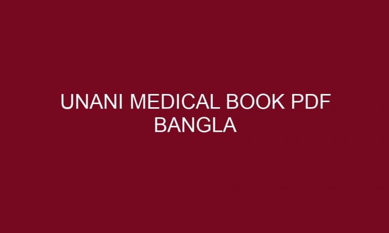 unani medical book pdf bangla 4732