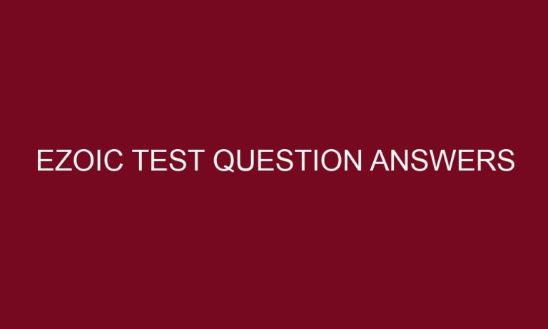 ezoic test question answers 5470 1