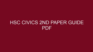 Photo of পৌরনীতি ও সুশাসন ২য় পত্র ১ম অধ্যায় Pdf 2022 💖| hsc civics 2nd paper guide pdf